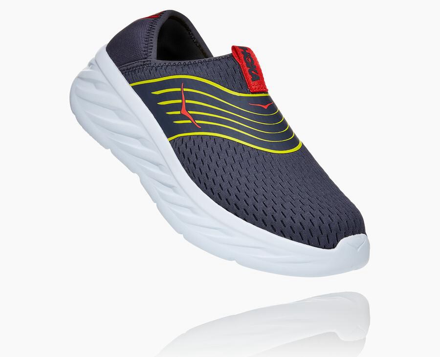 Hoka One One Sandale Panske Námornícka Modrá/Biele - ORA Recovery - 70243-VPEX